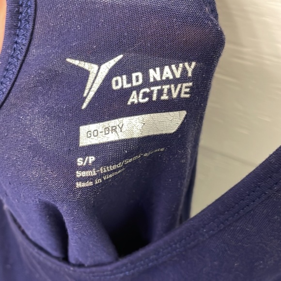 Old navy active tank top navy blue - Picture 2 of 2